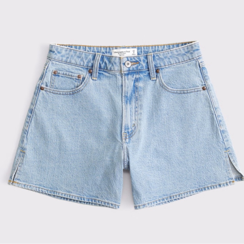 Abercrombie & Fitch Light Blue Denim Shorts